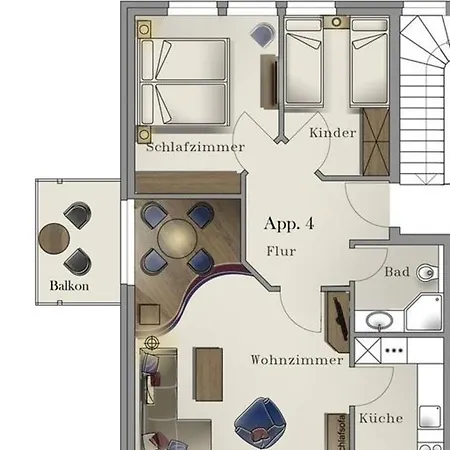 公寓 Alwida 94 Seestrasse 51-4 - #125497